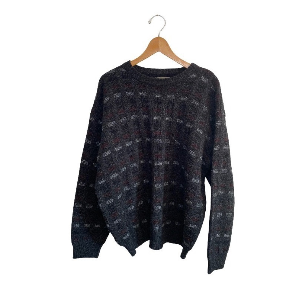 Vintage 90s Munsingwear Textured Knit Grandpa Sweater Size Large